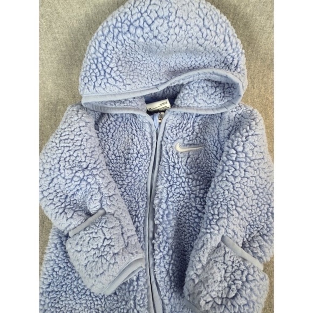 Nike Light Blue Fleece Bodysuit